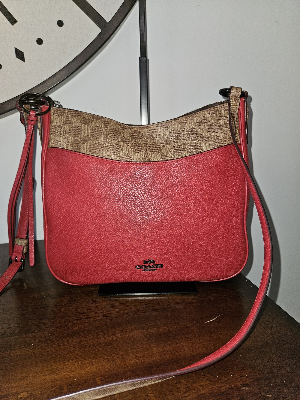 Coach Signature Colorblock Canvas & Leather